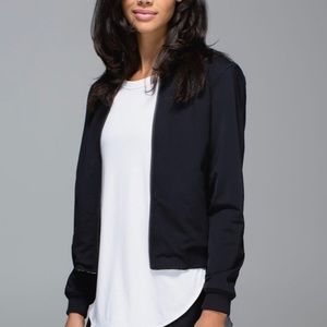 Lululemon reversible party bomb bomber jacket sz6